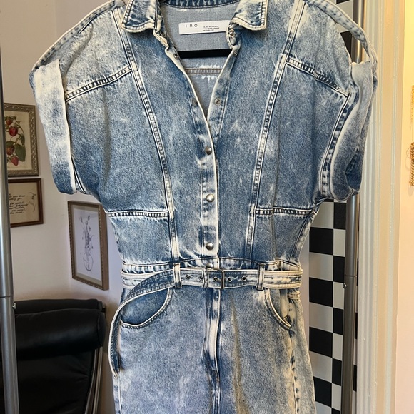 IRO Denim Romper - Picture 1 of 4